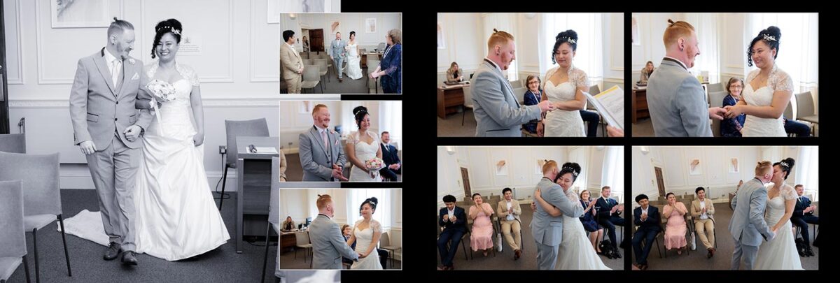 wedding ceremony in Basingstoke register office
